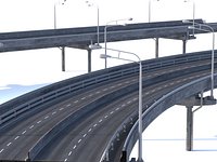 Urban Overpass Highway Modular Road Bridge Infrastructure PBR