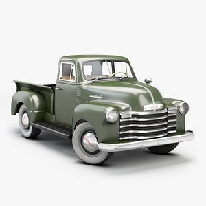 3D 1951 chevrolet pickup 3100 model