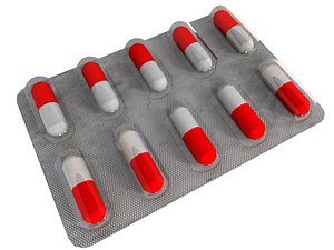 pill 3D model