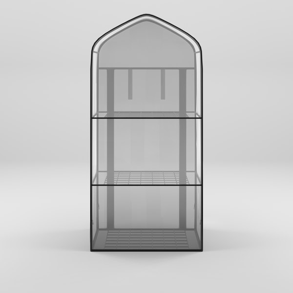 Collection of 8 Mini Greenhouse 3D