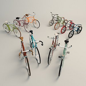 Low Poly Bike Pack