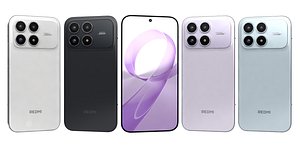 Xiaomi Redmi K90 All Colors 3D model