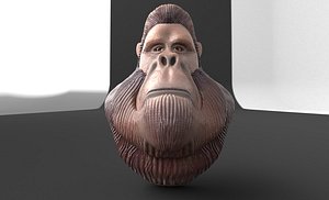 cartoon monkey 3D model