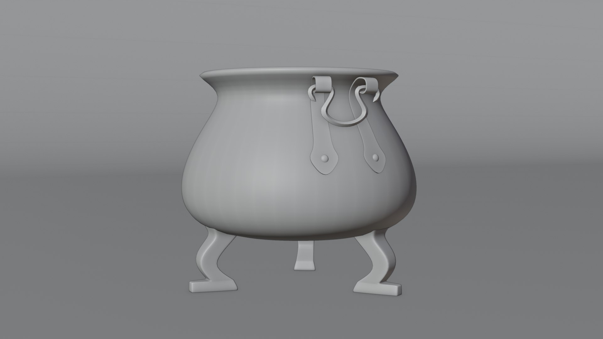3D model Forged Iron Cauldron with 4K Textures 3D model - TurboSquid ...