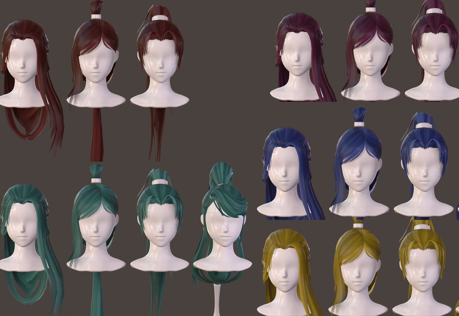 3D girl hair https://p.turbosquid.com/ts-thumb/Qr/4DtnLM/iuN89Mpq/screenshot03s/jpg/1574526279/1920x1080/fit_q87/4d44342b3f2ca614ceb2ae156374dce54f492913/screenshot03s.jpg