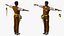 Afro American Carpenter Rigged for Cinema 4D