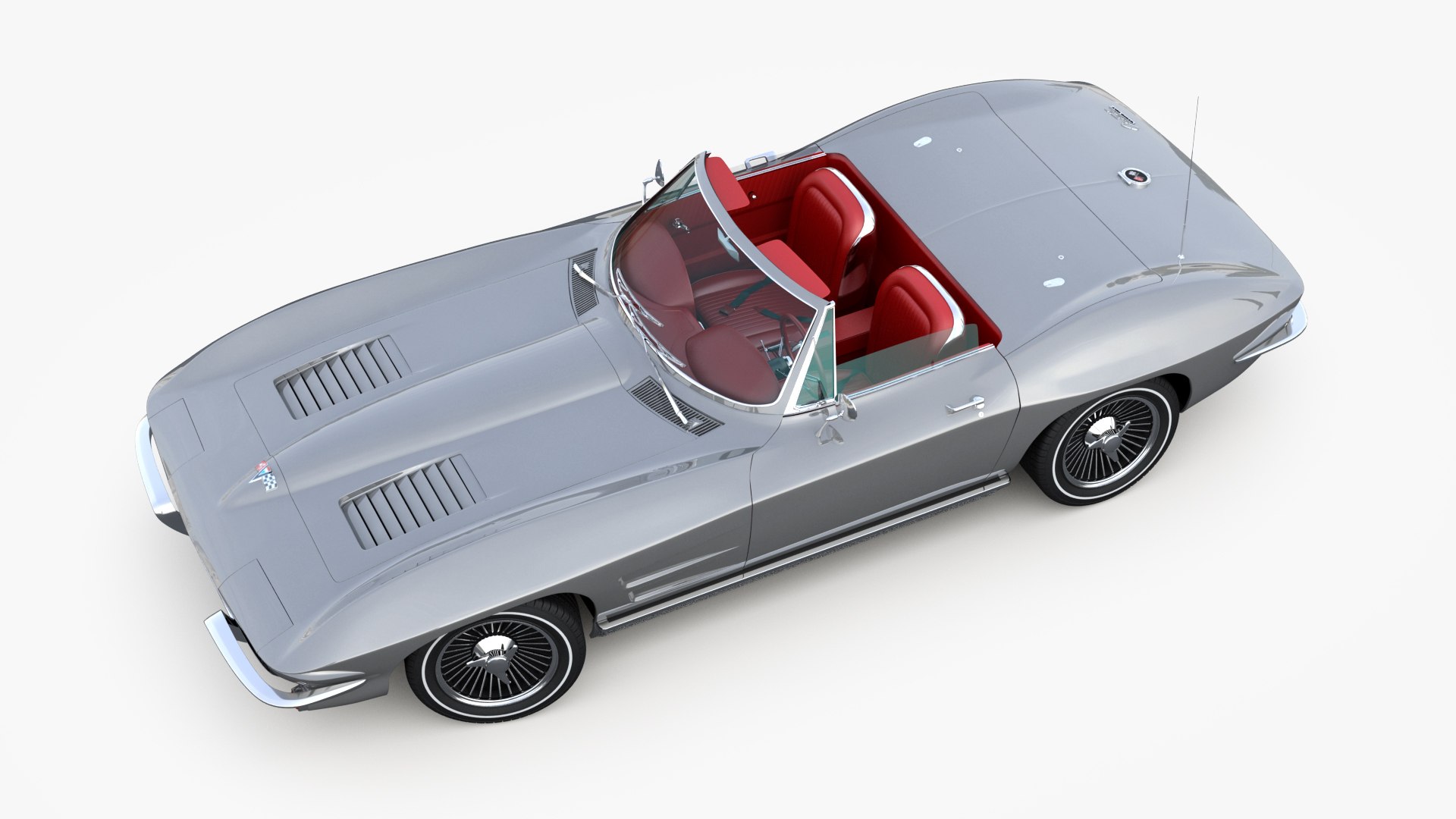 Chevrolet Corvette Comvertible C2 3D - TurboSquid 1579260