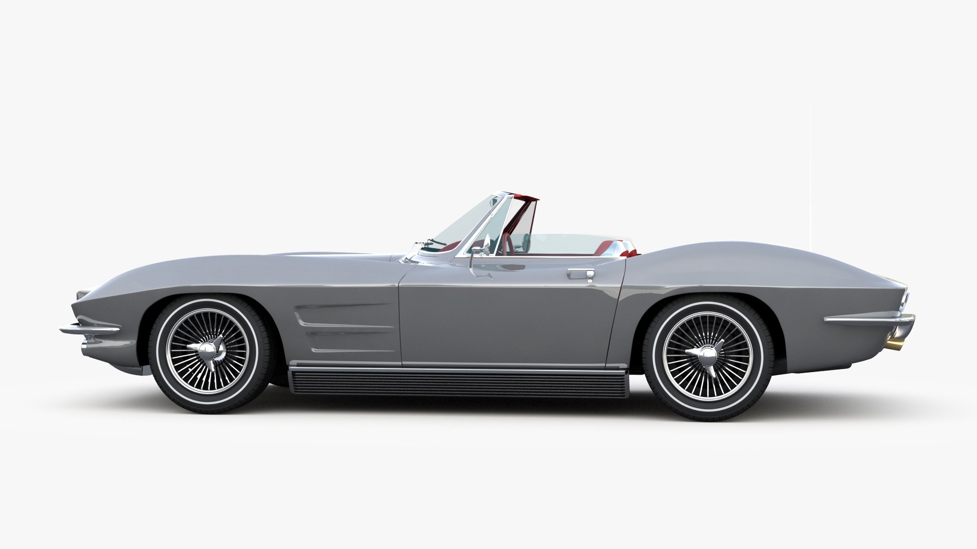 Chevrolet Corvette Comvertible C2 3D - TurboSquid 1579260