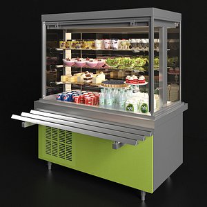 3D showcase refrigerated