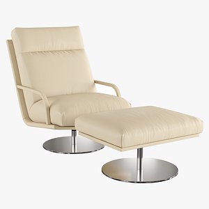 3D Armchair LXR24-150 Hoog Kudo model