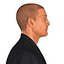 Karate Fighter Black Suit with Fur 3D Model