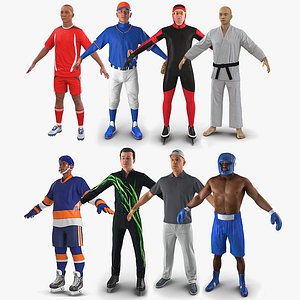 3D sport characters female