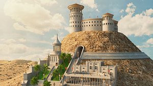 Herodium Environment 3D model