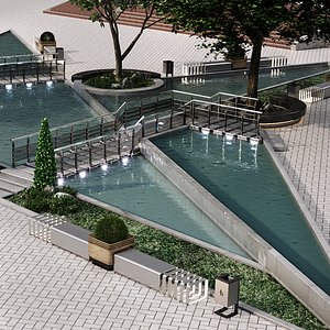 3D Park Landscape 6 model