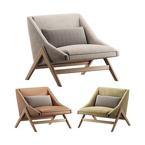 3D INK IVY Accent Chair Modern Mid
