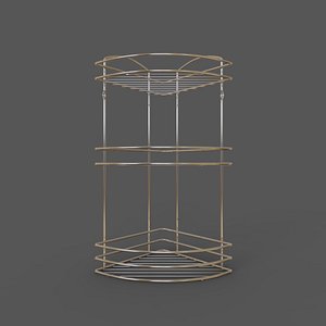 Shelf triple for bath Globagno Hotel 661 3D model