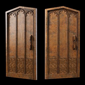 3D model Medieval Gothic Door