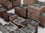 Prédios históricos de quarteirões da cidade de Nova York