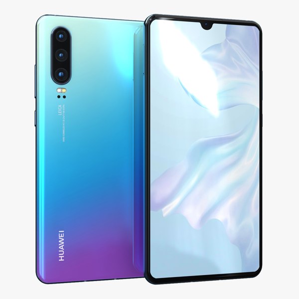 Huawei p30 amber sunrise 3D model - TurboSquid 1404939