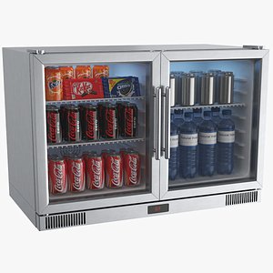 Commercial Mini Fridge Full
