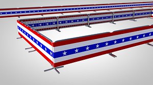 3D rack barrier fence