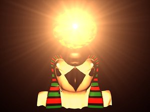 god rah sun 3d model