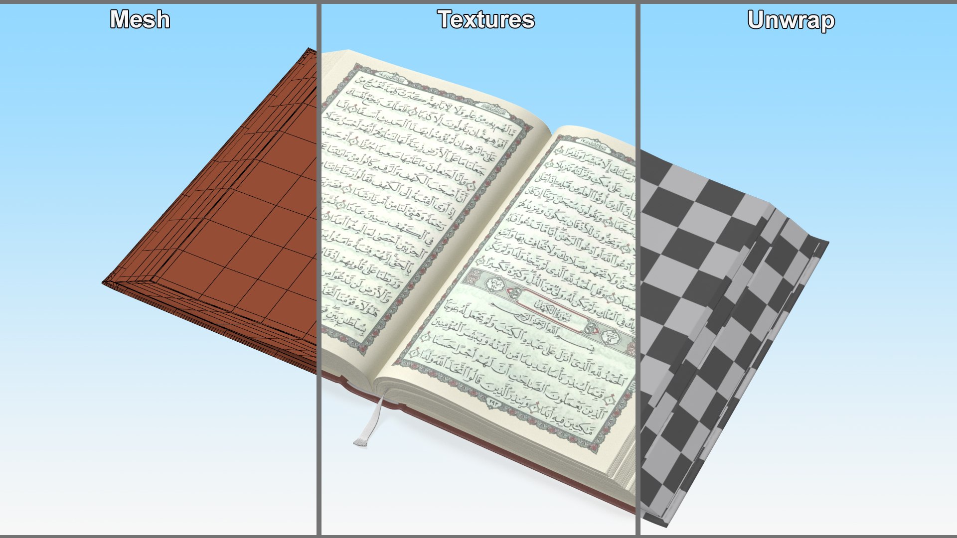 3D model Quran Book Red Open https://p.turbosquid.com/ts-thumb/Qr/eKfmB2/aN/quranbookredopenc4dmodel010/jpg/1723774604/1920x1080/fit_q87/7f4b7afa3522da745a087b9767db4b27e645e1ca/quranbookredopenc4dmodel010.jpg