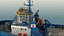3D Harbour Tug boat I model