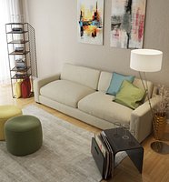 Modern living room for Octane render 3dsmax