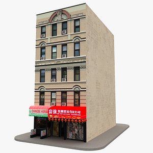NYC New York Chinatown City Building 1 3D model
