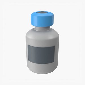 Medical Disposable Bottle Cartoon