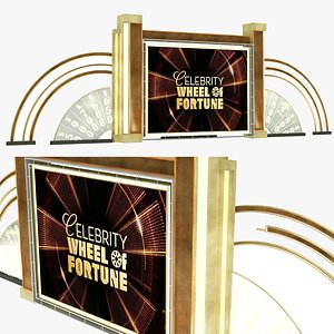 Celebrity Wheel of Fortune Studio Screen