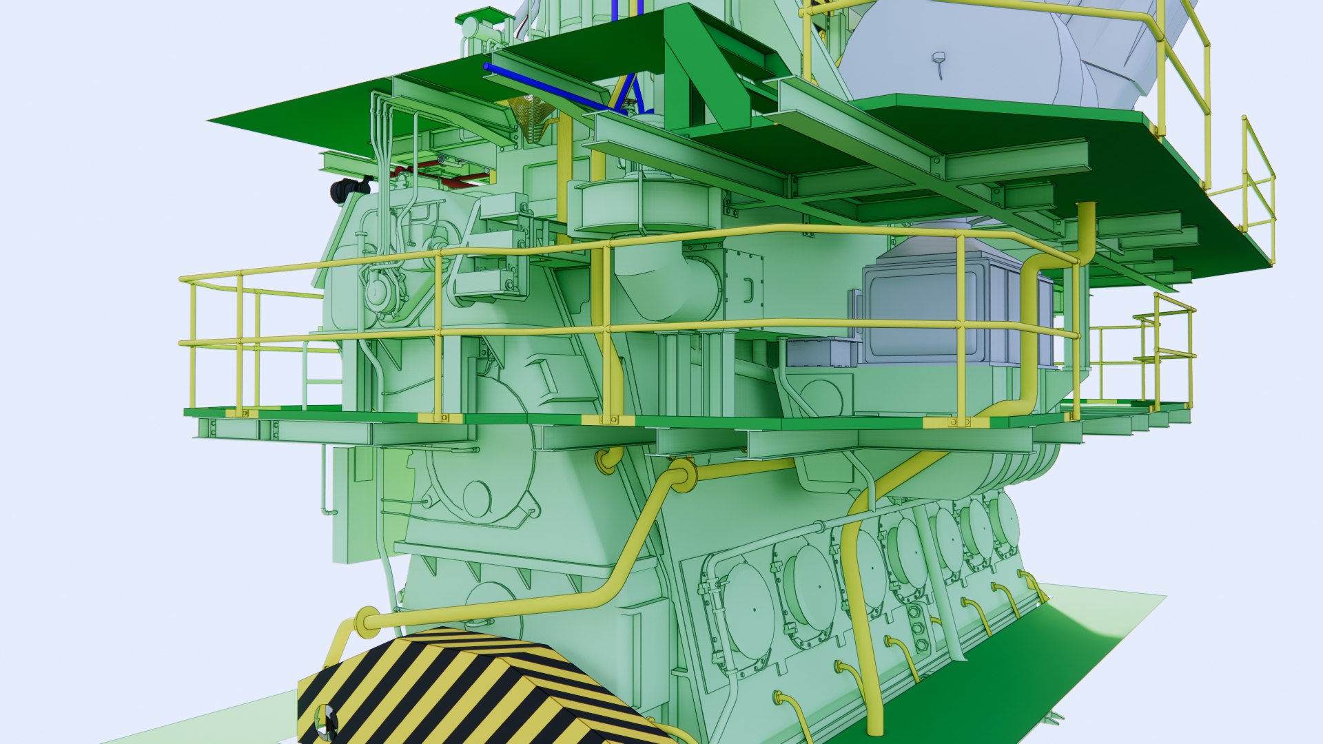 Marine Engine 3D model - TurboSquid 1759977