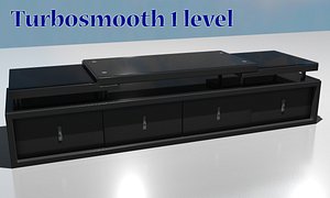 3d tv stand cabinet model