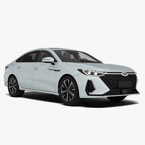3D Chery Arrizo 8 290T Detailed Interior