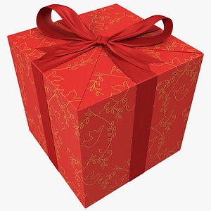 3d model gift box 3 1