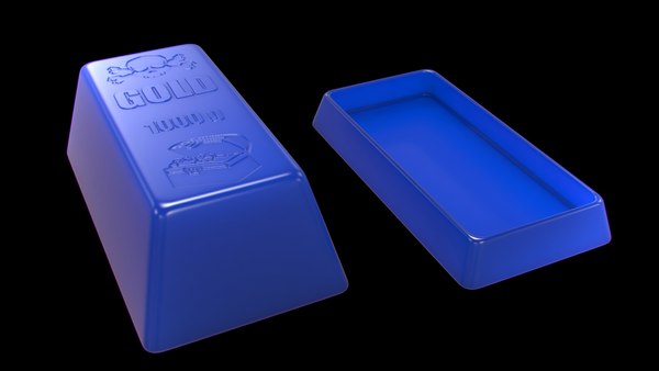 gold box 3D model