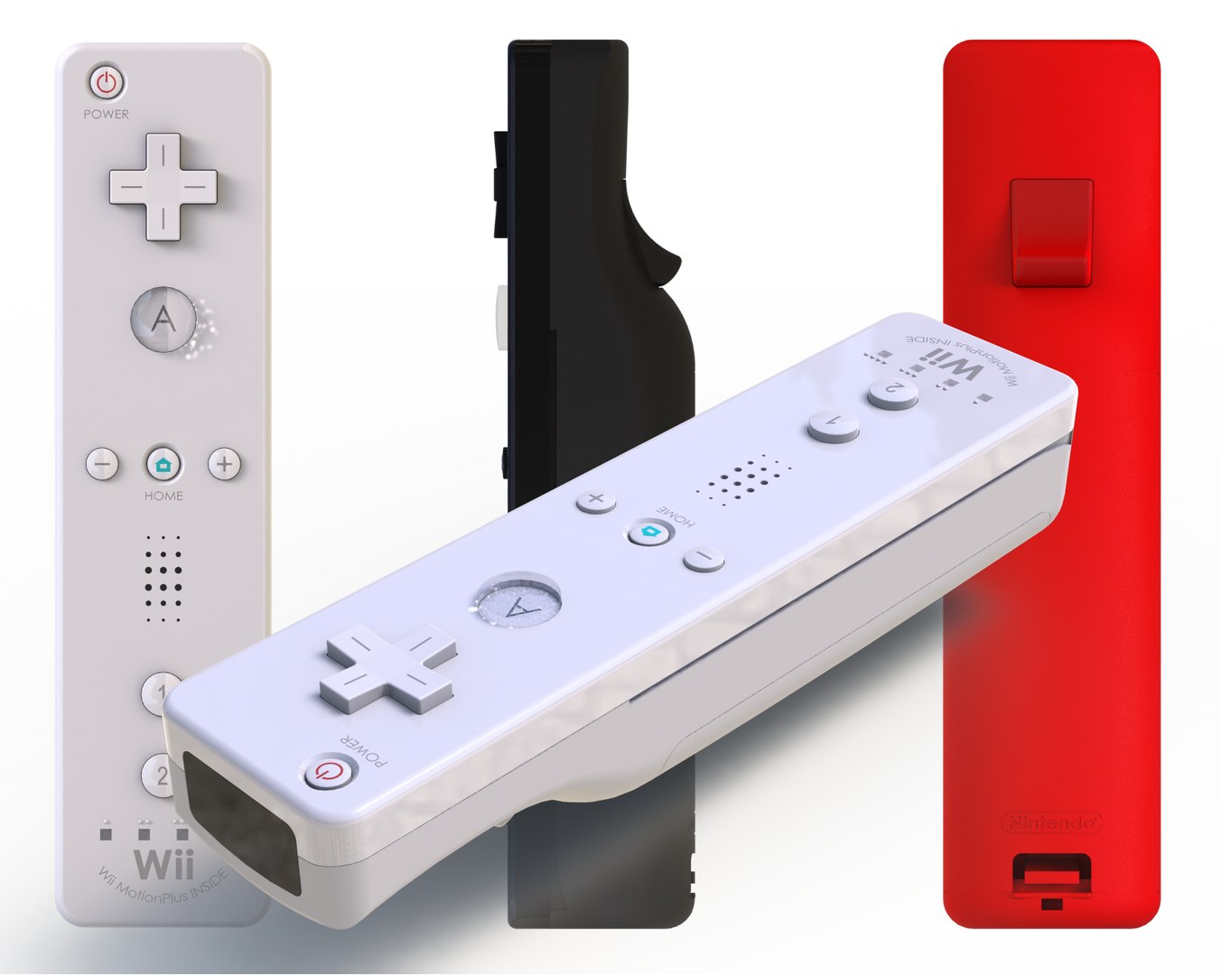 Nintendo модели. Wii Remote 3. Nintendo Wii Remote. Nintendo 3d Wii.