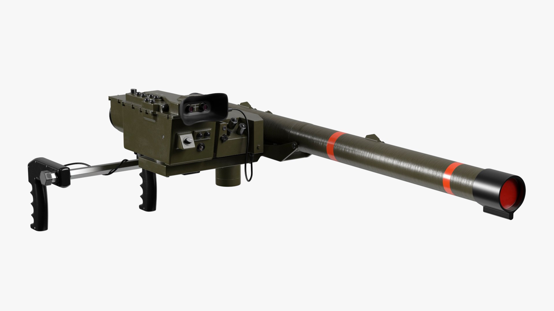 Portable Missile System Mistral 3D model preview