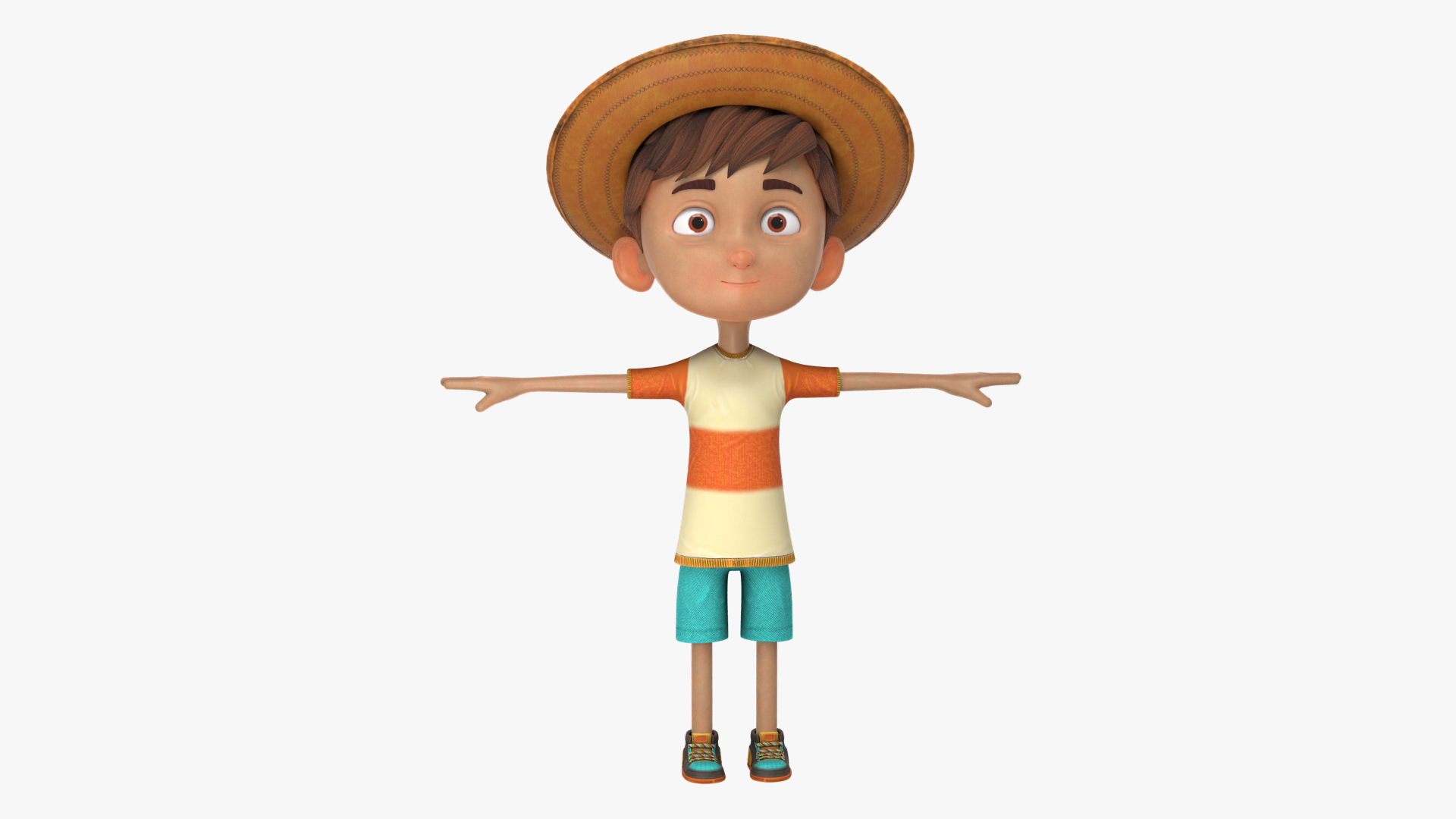 Cartoon Boy Model - TurboSquid 2148499