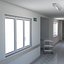 Hospital corridor scene
