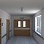 Hospital corridor scene