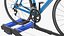 road bike riding roller 3D model