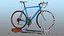 road bike riding roller 3D model