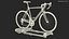 road bike riding roller 3D model