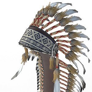 indian headdress model