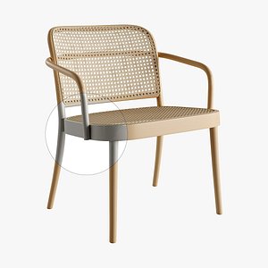 811 Lounge Armchair and Chair 365 by TON 3D
