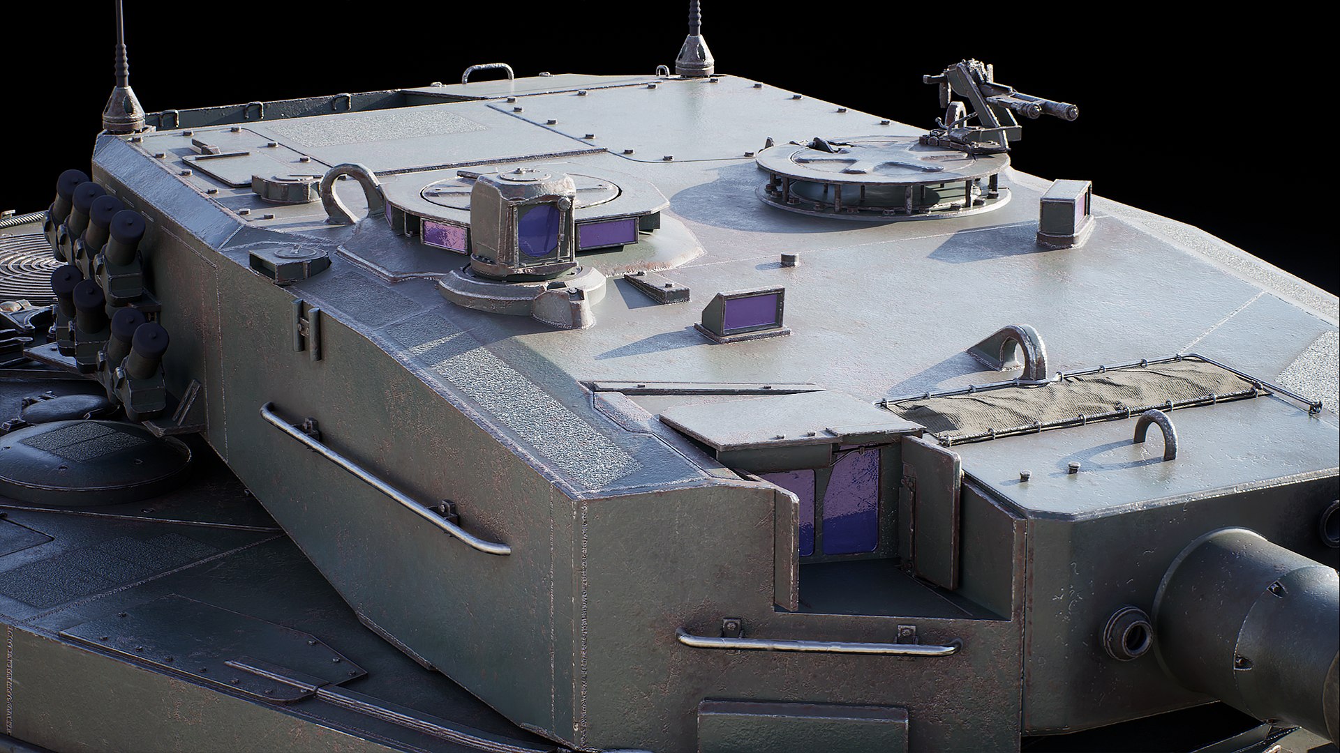 3D Leopard 2A4 MBT UE5 V1 - TurboSquid 2275640