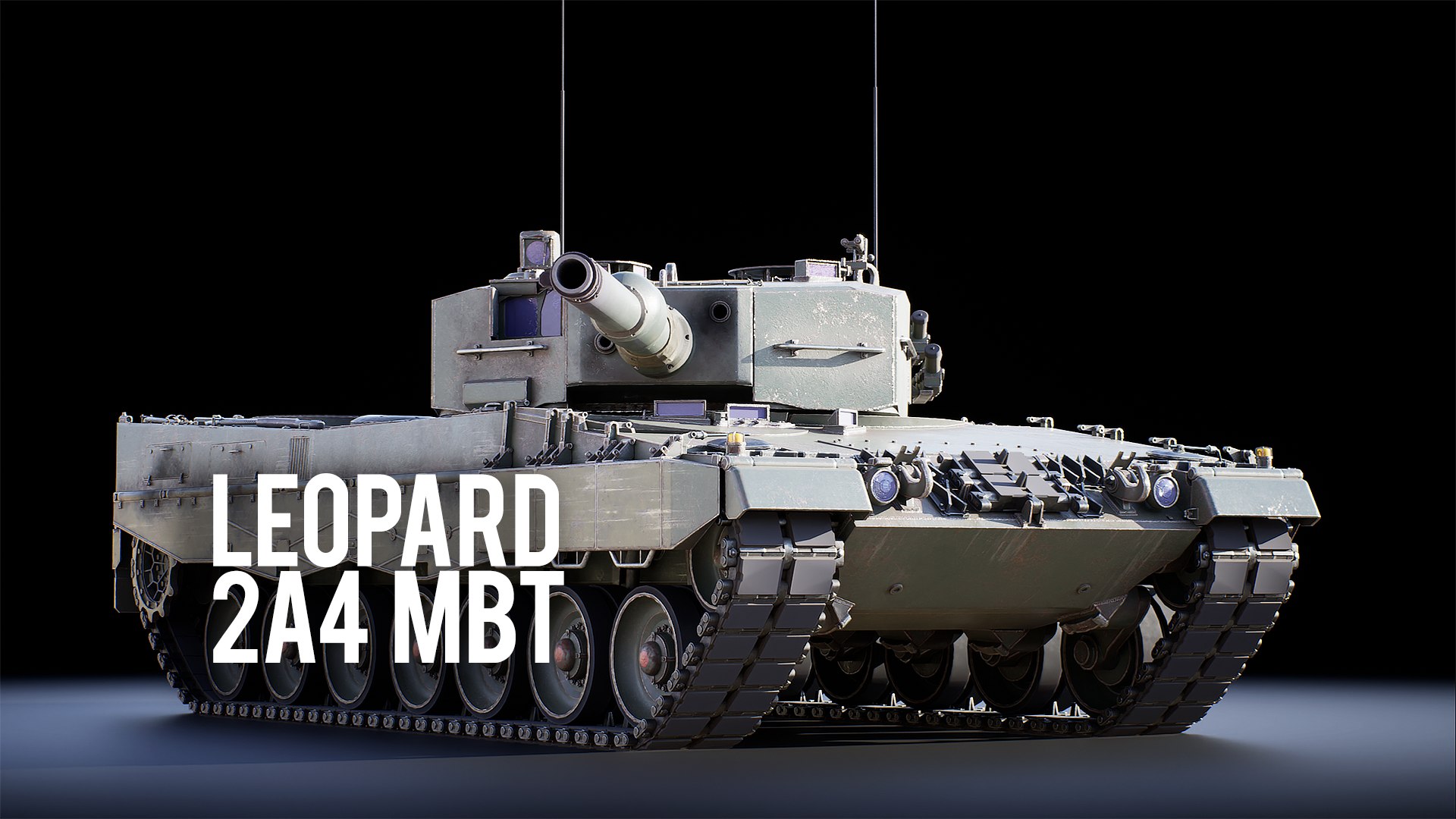 3D Leopard 2A4 MBT UE5 V1 - TurboSquid 2275640