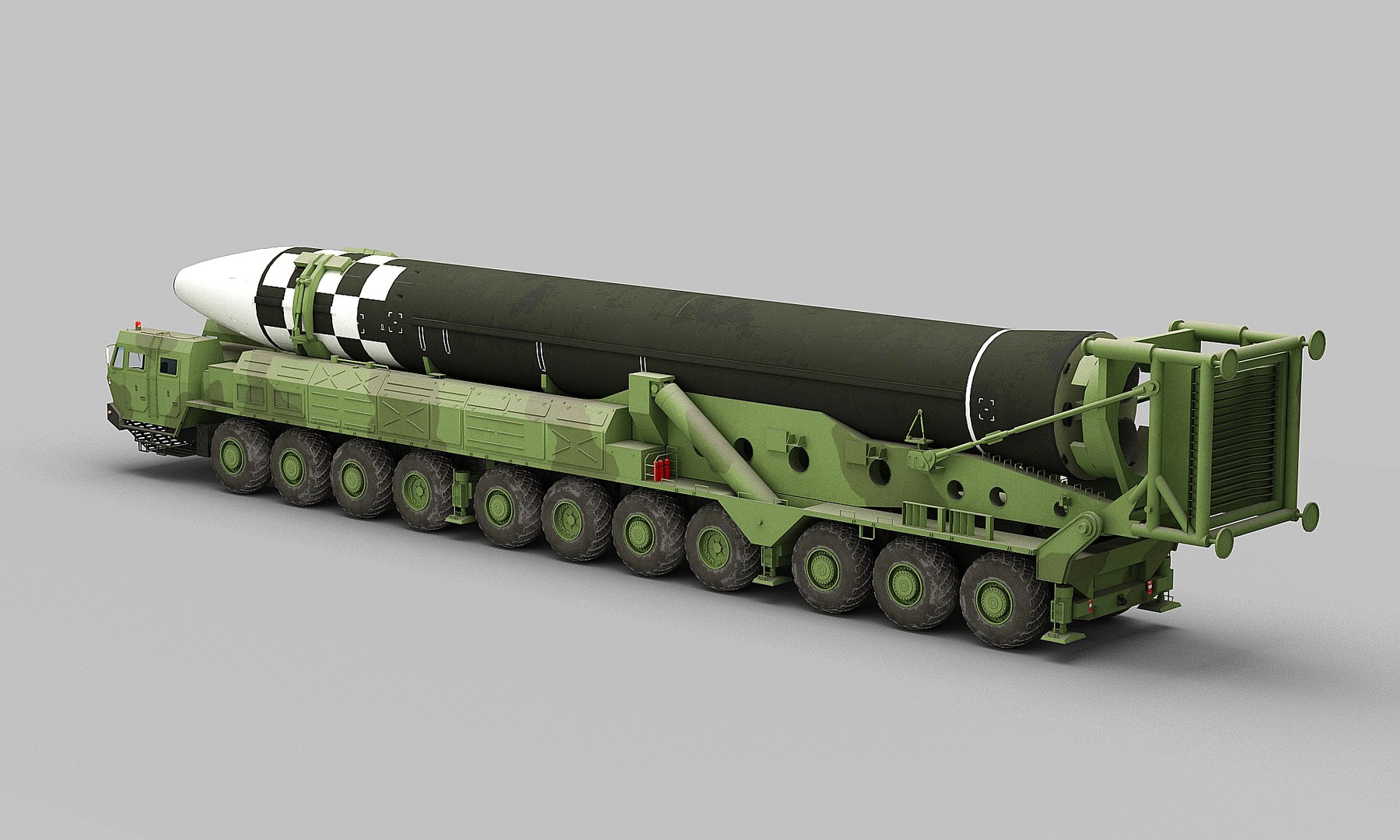 Hwasong-17 Missile Launcher 3D Model - TurboSquid 2499456